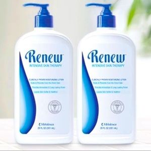 2 X Melaleuca Renew Lotion 20 Oz + Pump + BONUS!